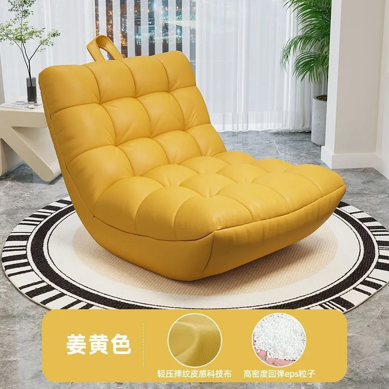 Lazy Sofa Can Lie Down and Sleep Caterpillar Single Bedroom Small Sofa Master Bedroom Lounge Chair Tatami Balcony Leisure Chair