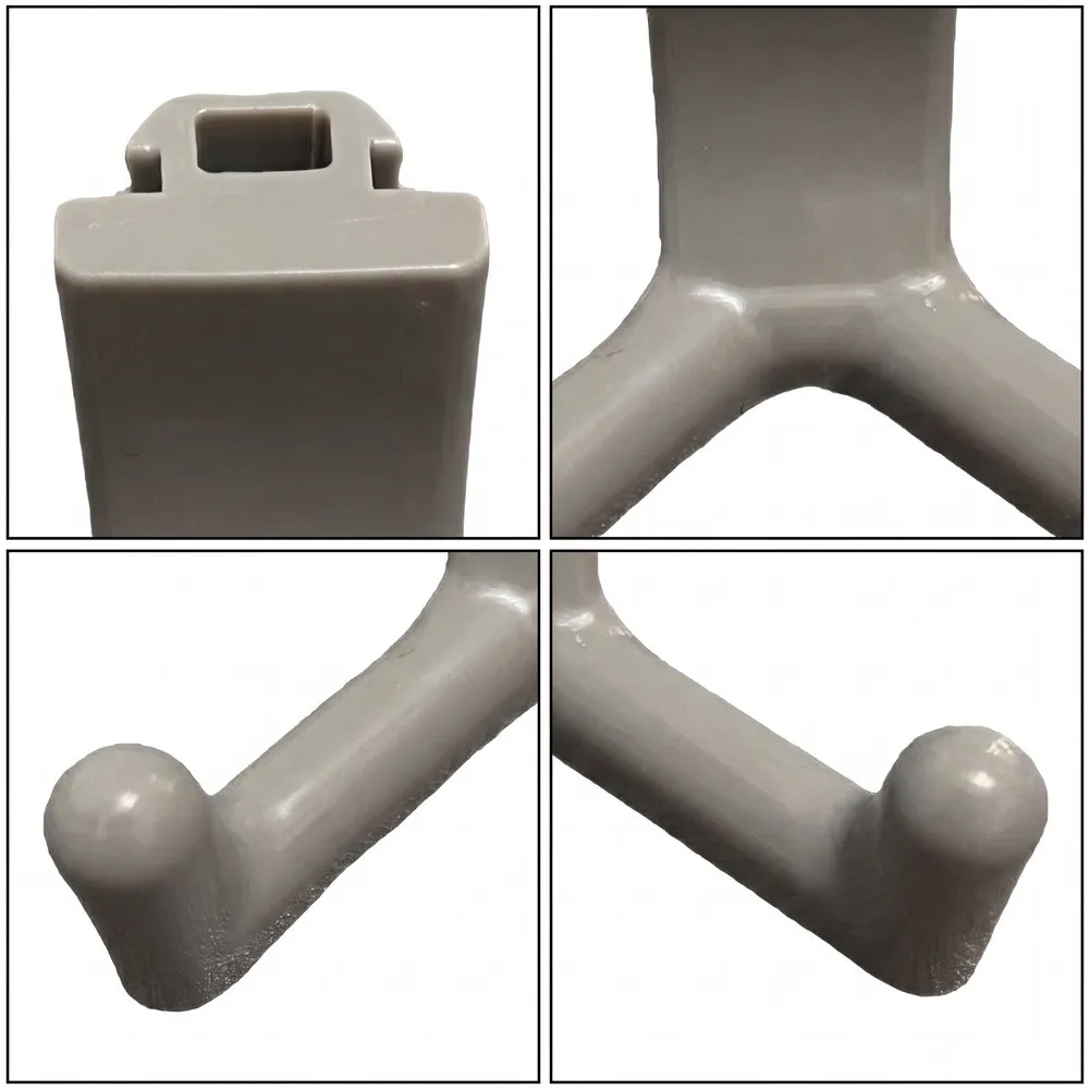 6 Pack Shed Tool Hooks for Creating Customizable Wall Based Storage in Sheds Barns and Industrial Storage Facilities