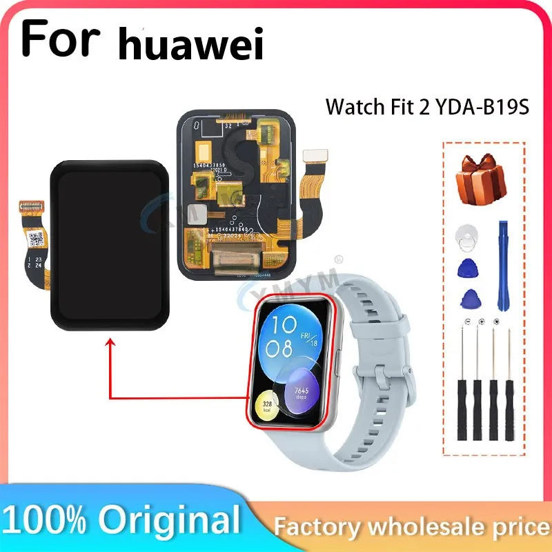 

For Huawei Watch Fit 2 YDA-B19S smart bracelet LCD display + touch panel digitizer for Fit 2 YDA-B19S AMOLED display