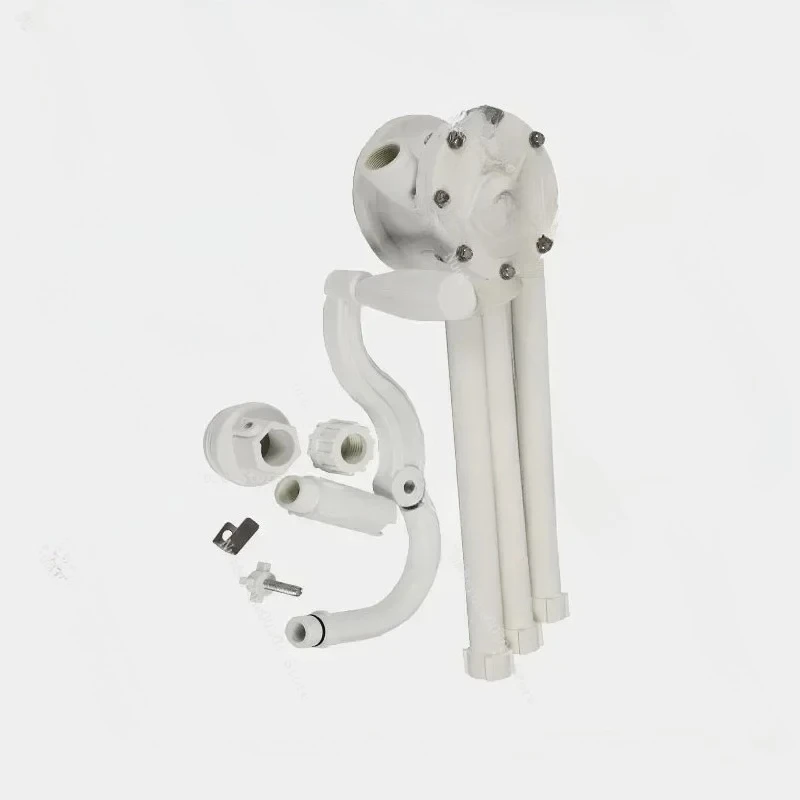 Tambor giratorio de plástico duradero para combustible y aceite de coche, bomba química de ácido resistente a la corrosión, transferencia de Gas manual, Manual de agua para jardín