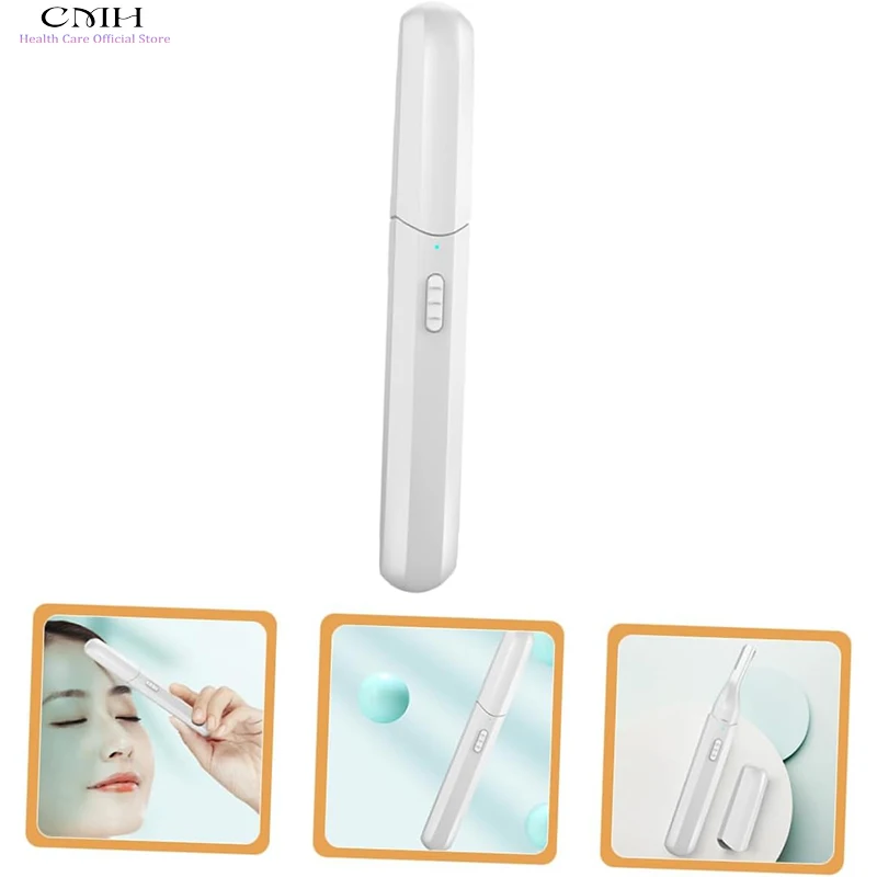 Recortador para mujeres y hombres, afeitadora de cejas multifuncional portátil, depilación indolora, nariz y cara para uso doméstico y en viajes