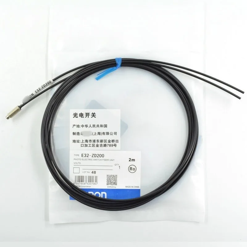 E32-ZD200 Brand new original M6 reflective fiber optic probe,2M length of line, large quantity in stock, welcome to consult.