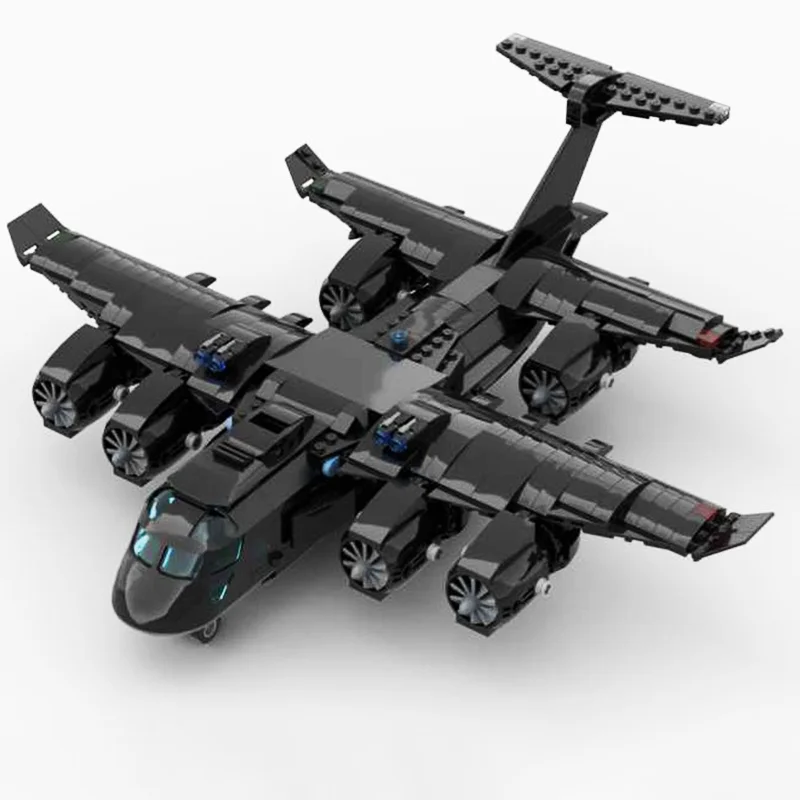 

Moc Play-Scale Bus Model Specialized Boeing C-17 Globemaster III Airplane Building Blocks DIY Assembly Bricks Toys Kids Gifts