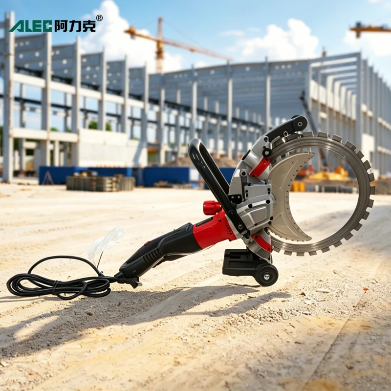 Factory 8800W Electric Concrete Ring Saw 410mm Blade 300mm Cut Depth for Wall & Road Cutting