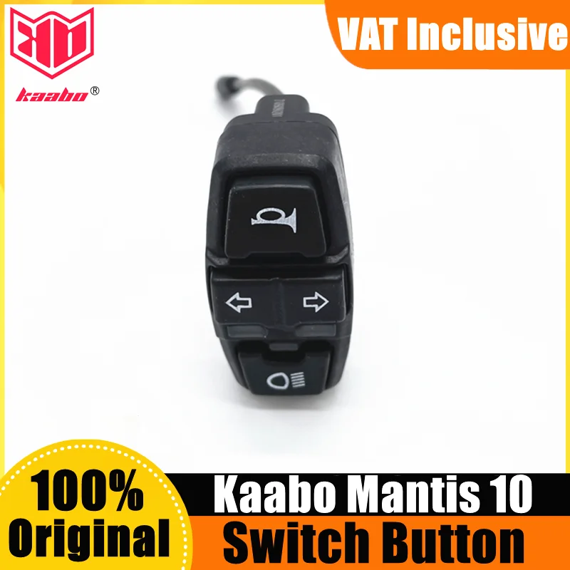 Original Kaabo Switch Button Spare Parts For Mantis 10 Mantis 8 Steering Funtion Switch Button Turn Signal Control Accessories