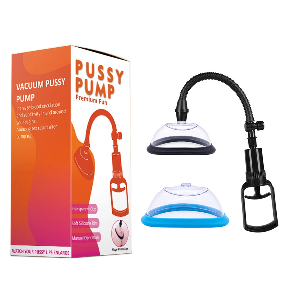 Nipple Pussy Pump Vagina Clitoris Sucker Women Breast Massage Nipple Stimulator Enlarge Vacuum Pump Cover Adult Sex Toys