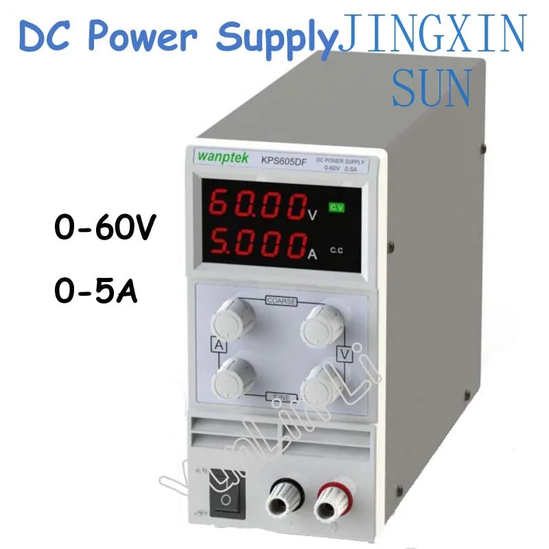 110V-230V 0.1V/0.001A LED Digital Adjustable Switch Voltage Regulators 0-60V/0-5A DC Power Supply KPS605DF