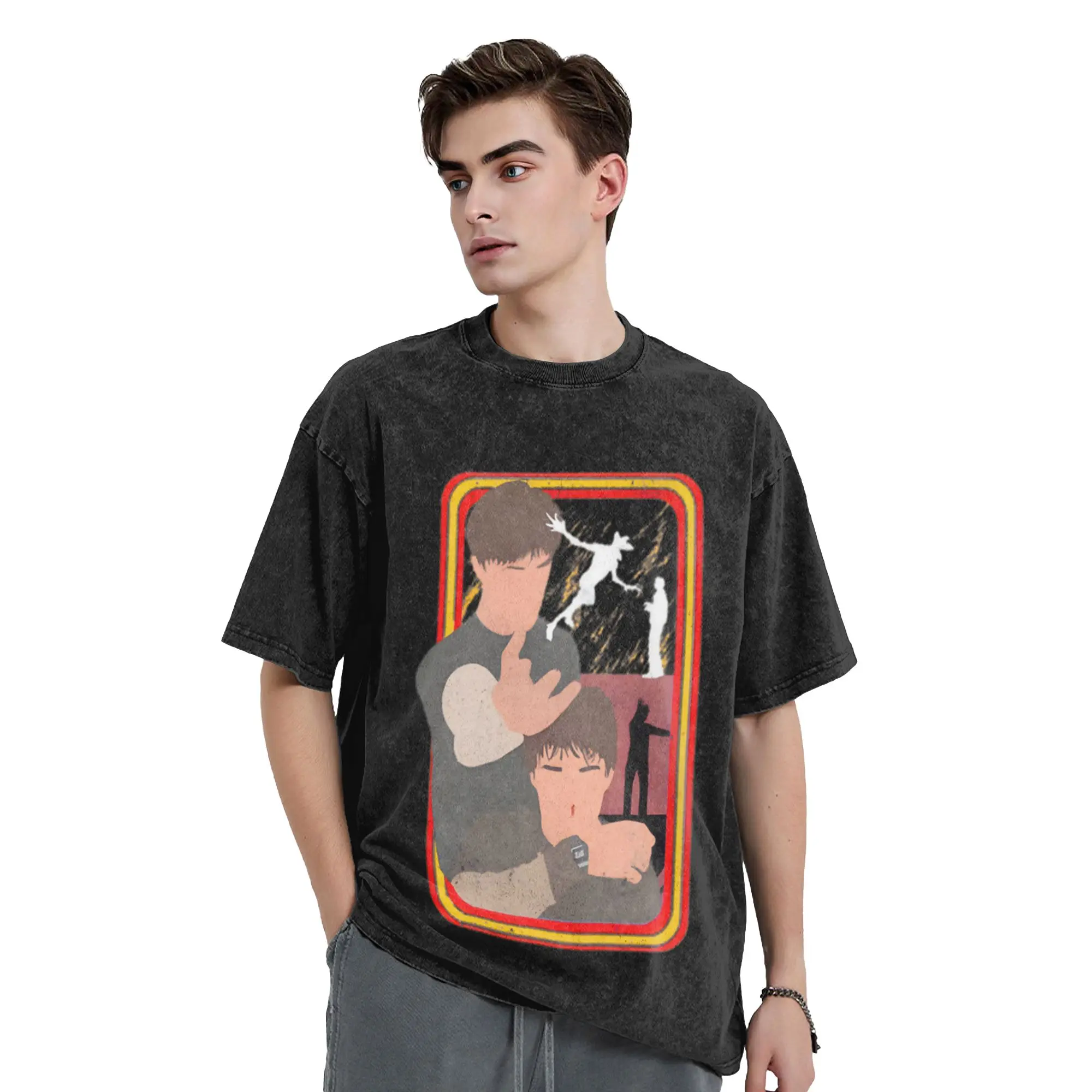 Grunge Wb Having Power Last Scene V Classic Comfort A Washed T Shirt Men's Women's Oversized Cotton Tees Tops