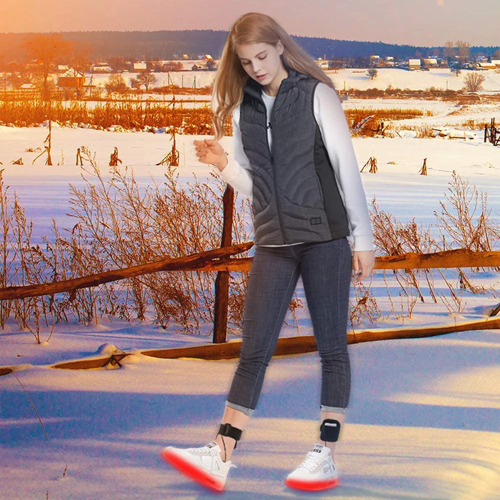 Elektrisch beheizte Einlegesohlen für Schuhe Batterie elektrische Heizung Schuhsohle Winter füße warmes Socken polster wasch bar warme Thermo-Einlegesohlen – Detail 14