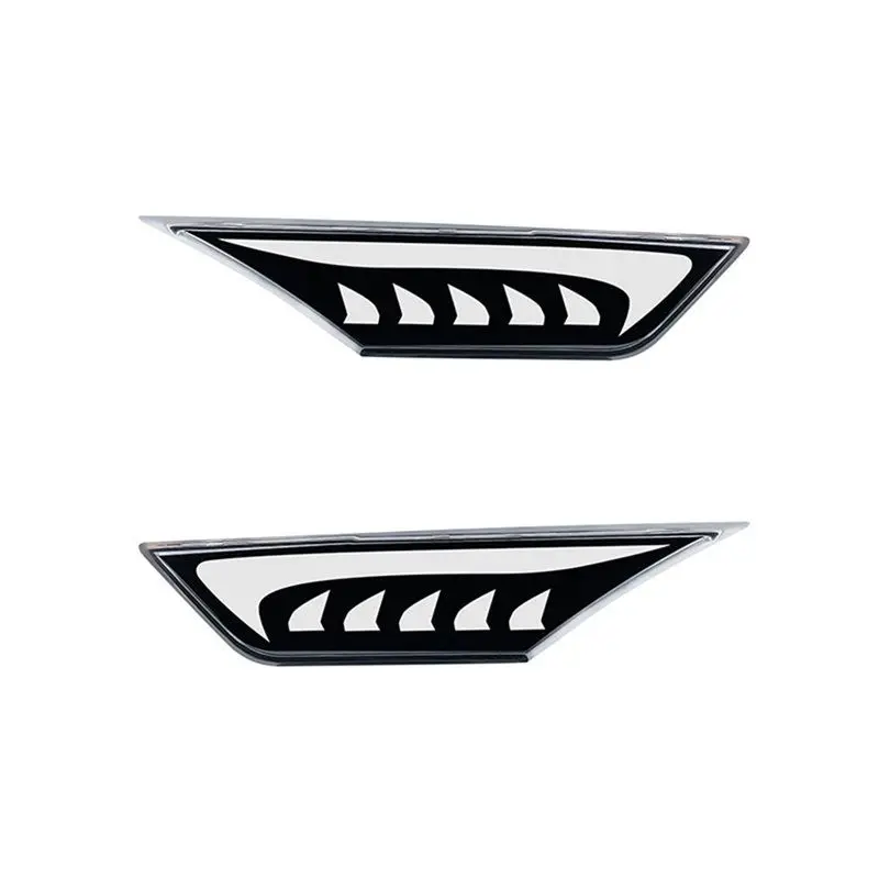 

For Honda Civic 2016-2021 Compatible 1 Pair Car LED Side Marker Turn Signal Light- White Yellow Fender Position Lamp