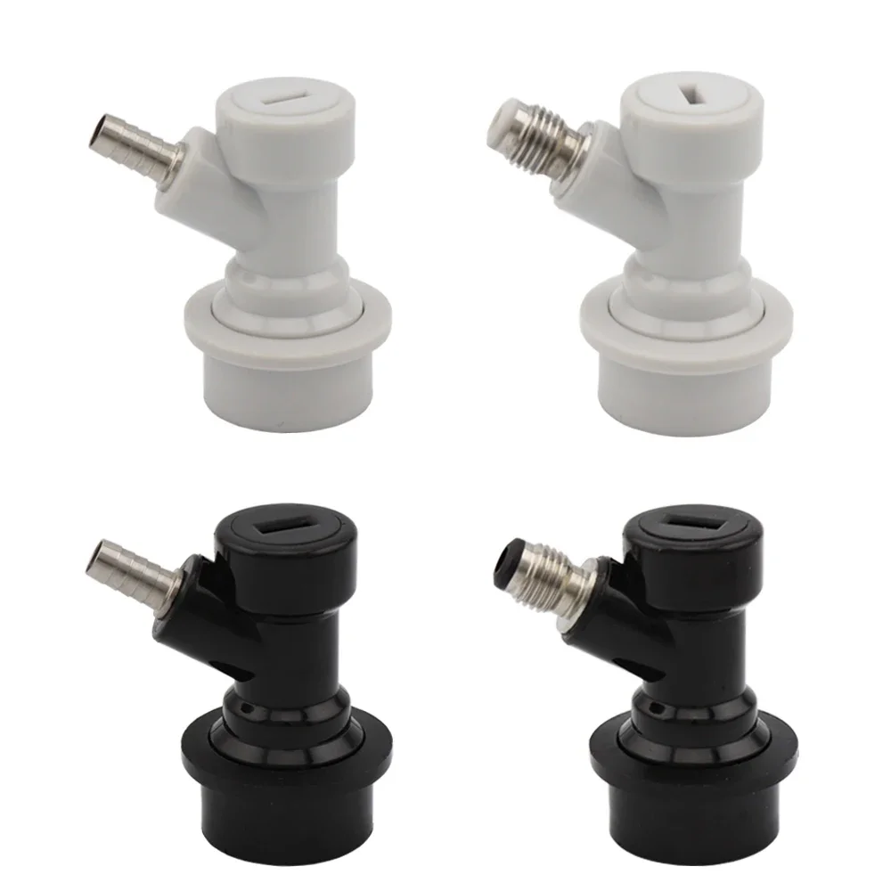 Beer Keg Connector Dispenser Ball Lock Disconnect Liquid / Gas Connectors 1/4'' for Ball Lock Keg Homebrew Tools