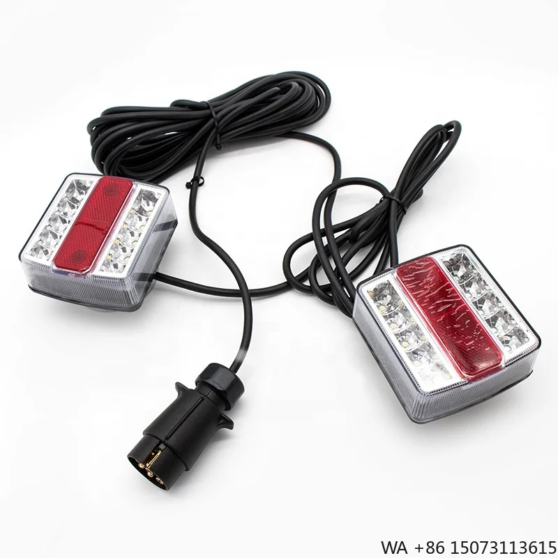 

100% водонепроницаемый магнитный квадратный новый боковой задний фонарь для лодочного грузовика