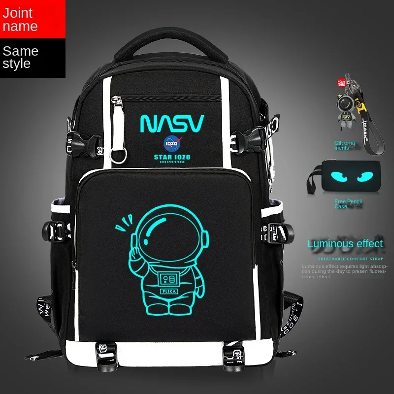 2024 Waterproof Luminous children School Bags For Boys teens Kids School Backpack Orthopedic Primary Schoolbag Book Bag Mochila