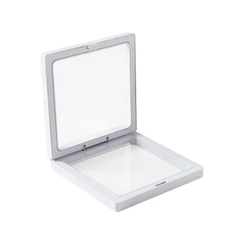 10Pcs Transparent Floating Display Box Plastic Film Jewelry Packaging Box For Necklace…