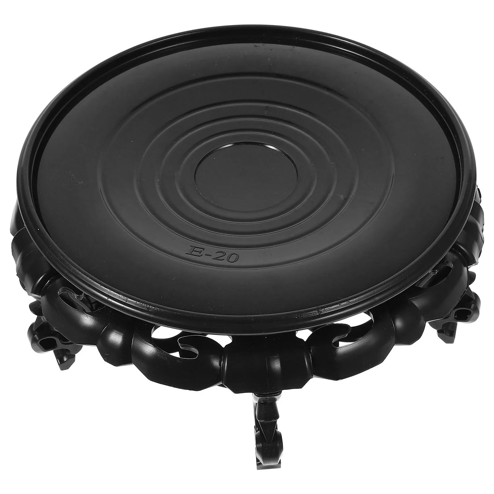 

Resin Wood Base Tray Potted Plant Riser Sturdy Stand For Indoor Plants Flowerpots Vase Craft Display