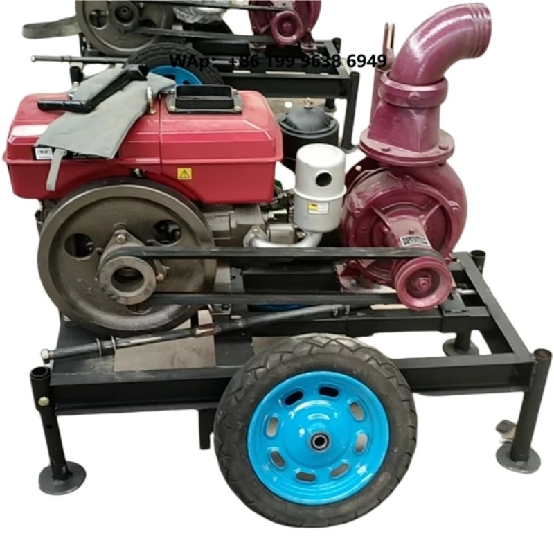 Customized Portable 8HP Agricultural Irrigation  Engine Pump 4 Inch Horizontal Centrifugal Pump