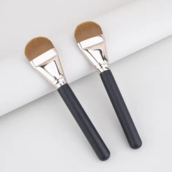 Foundation Makeup Brush Widen Round Head Ultra-thin Foundation Makeup Brush Liquid Foundation Flat Head Facial Mask Makeup Tool