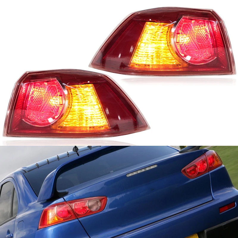 Tail Light For Mitsubishi Lancer-EX EVO 10 2008 2009 2010 2011 2012 2013 Turn Signal Light Rear Brake Lamp Turn Signal Assembly