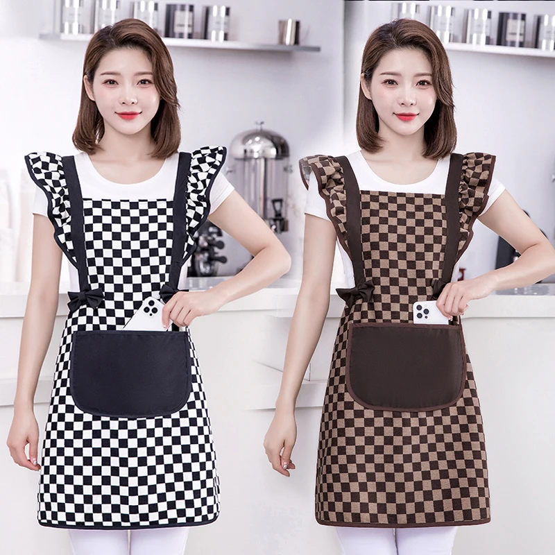 Korean Fashion Princess Apron for Kitchen and Home Use