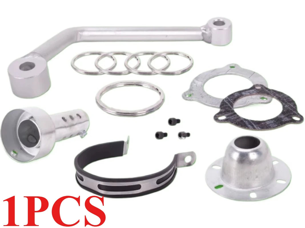 

1 шт. для мотоциклов CB400 CBR400/XJR/FZR400: круглый адаптер выхлопной трубы, переходник для установки, изоляционное кольцо