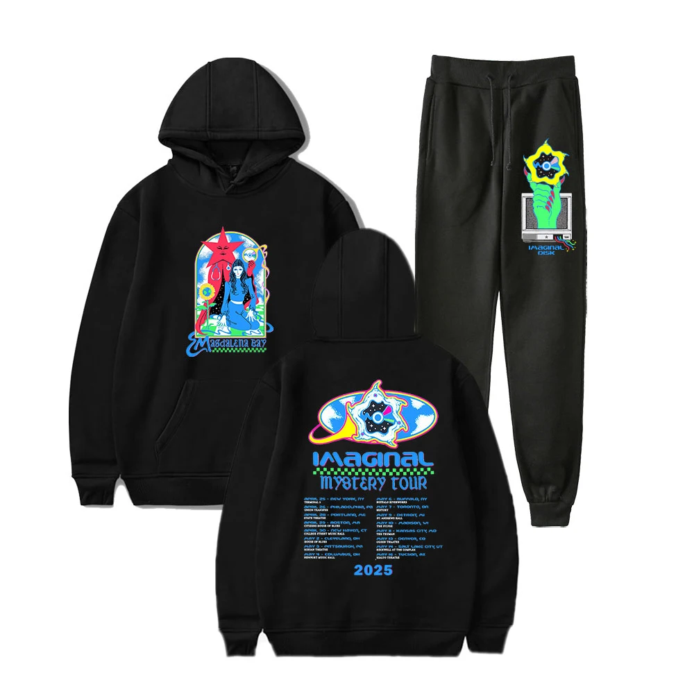 Magdalena Bay Imaginal Mystery Tour 2025 Merch Hoodies Jogger Pants Cosplay Women Men Fashion Streetwear Sweatshirts