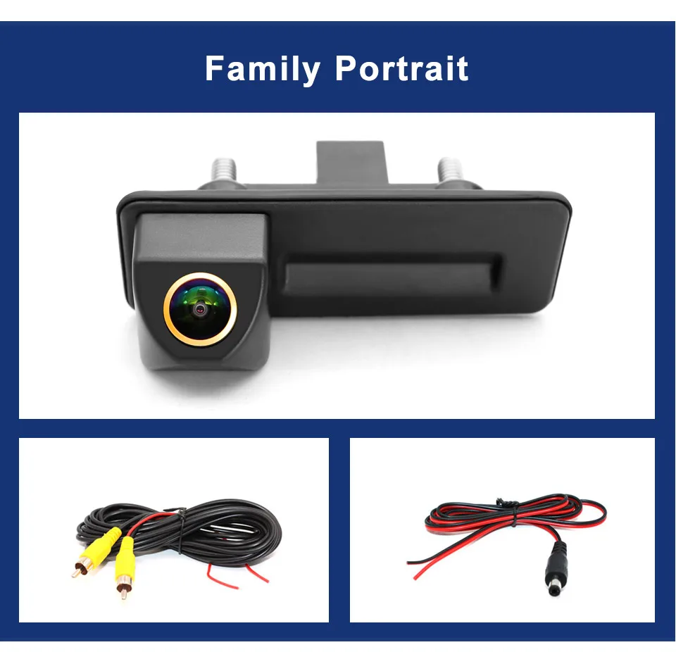 AHD 1080P 180 Grad Auto Reverse Kamera Für Audi A1 A3 A4 Fahrzeug Für VW Skoda Octavia A5 A7 3 Superb Schnelle Yeti Fabia 2 Roomster – Detail 9