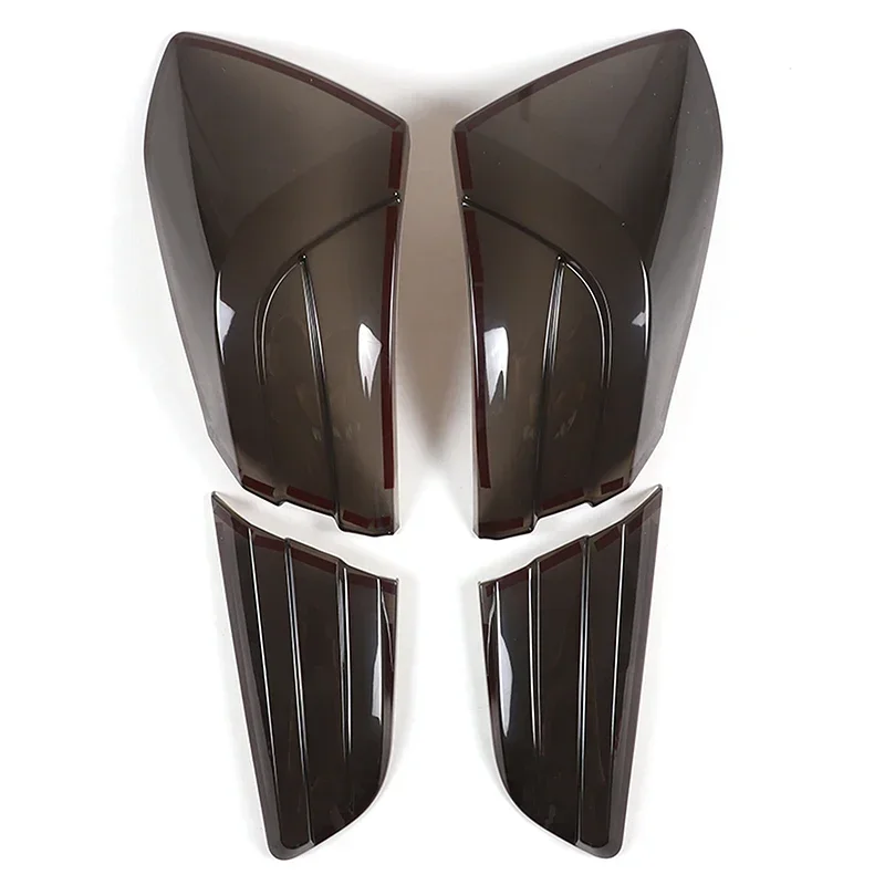 Für Maserati Ghibli 2021-24 ABS Geschwärzt Auto Hinten Rücklicht Blinker Lampe Dekoration Abdeckung Auto Zubehör