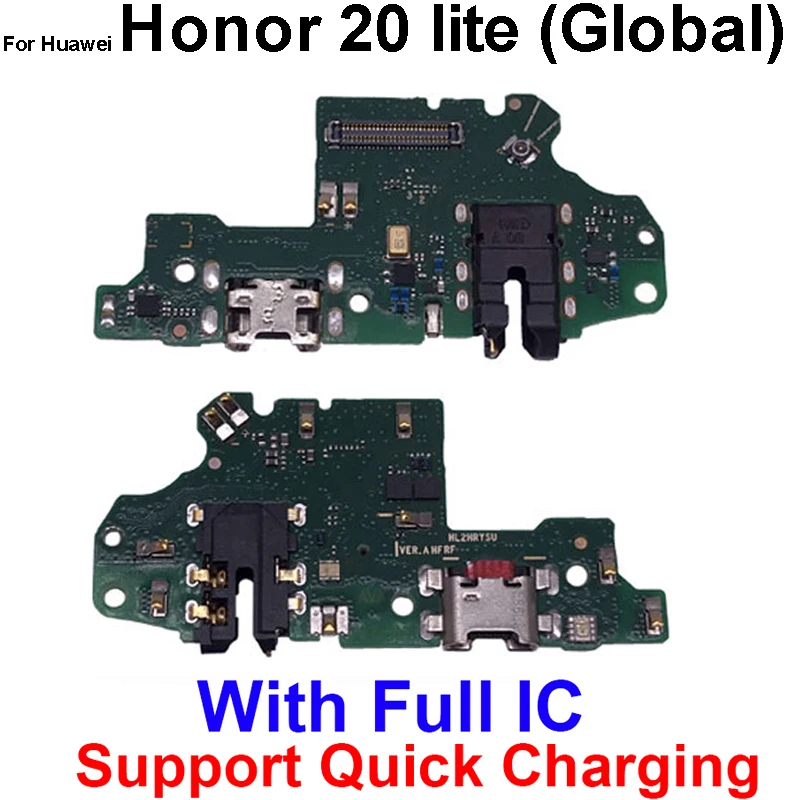 Charger USB Jack Board For Huawei Honor 20 Pro 20 Lite 20S 20i 20E USB Charging Port Dock Usb Connector Board Repair Parts