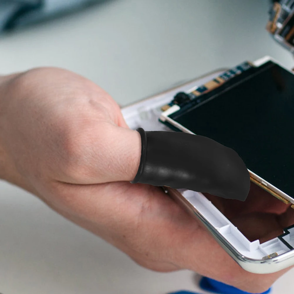 Anti-static Finger Latex Protector Wear-resistant Fingertip Gloves Disposable Multi-function Covers For Electronics Beauty