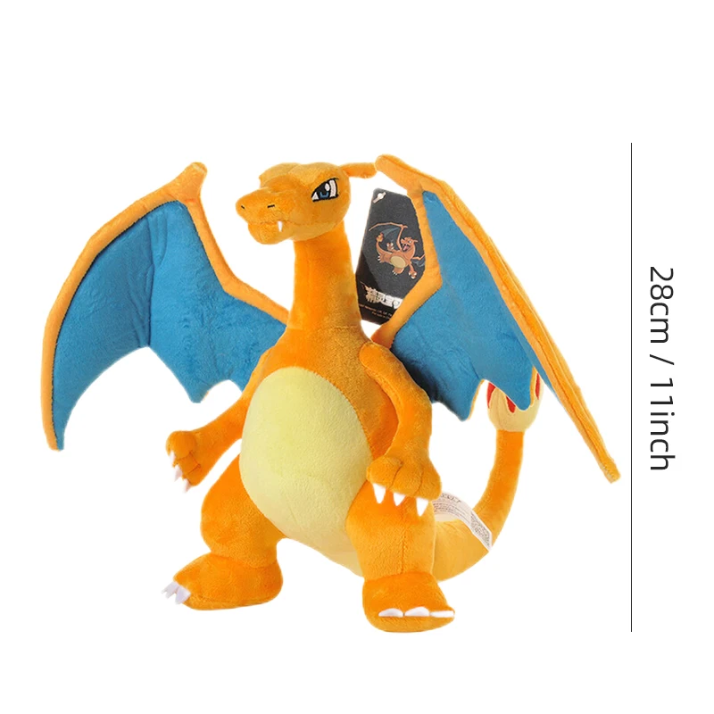 Pokemon Kawaii Charizard Stuffed Toys Cartoon&Cute Firedragon Plush Dolls Throw Pillow Birthday Gift  For Kids Friends Boys