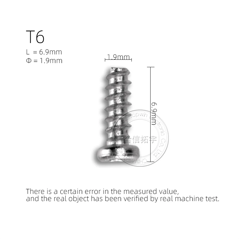 مجموعة مسامير استبدال 1 من hothinkt6 T8 مفكات متقاطعة لسلسلة XBOX X S وحدة تحكم PS4 PS5 ONE