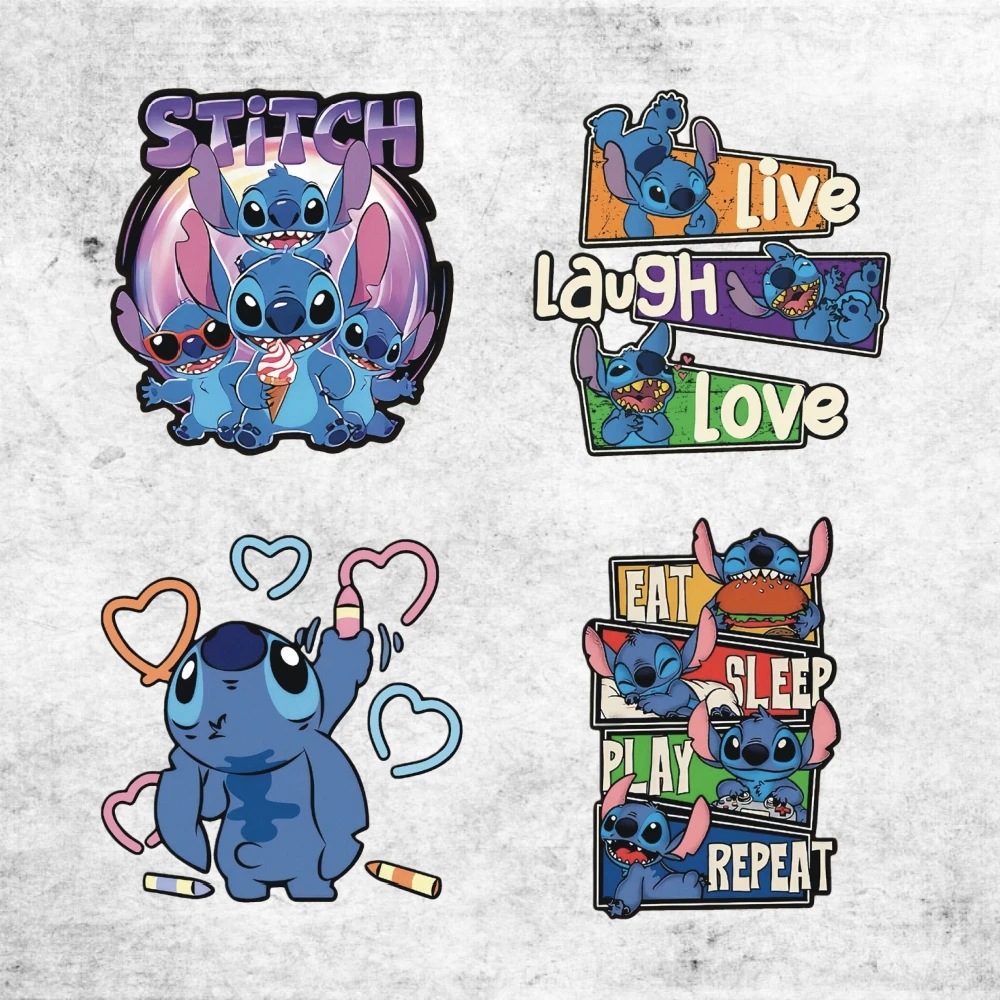 

Наклейки на автомобиль Stitch Lilo, милые декоративные наклейки для крышки топливного бака, окна, бампера, багажника, мотоциклов, автотюнинга