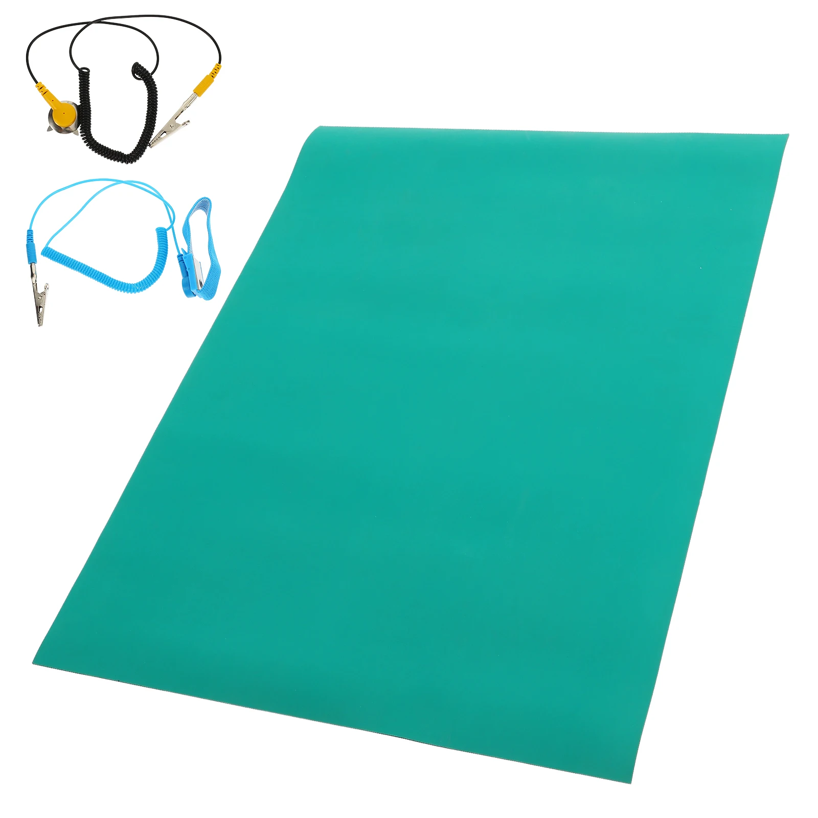 

Anti Static Table Mat 06mx08mx2mm Heat Resistant Rubber Soldering Repair Workbench Mat Electronics Lab Shelf