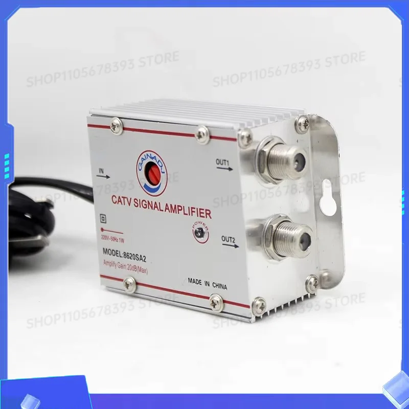 Home Cable TV Amplifier Analog Digital One Point Two Point Analog Enhancement Splitter Ground Wave Signal