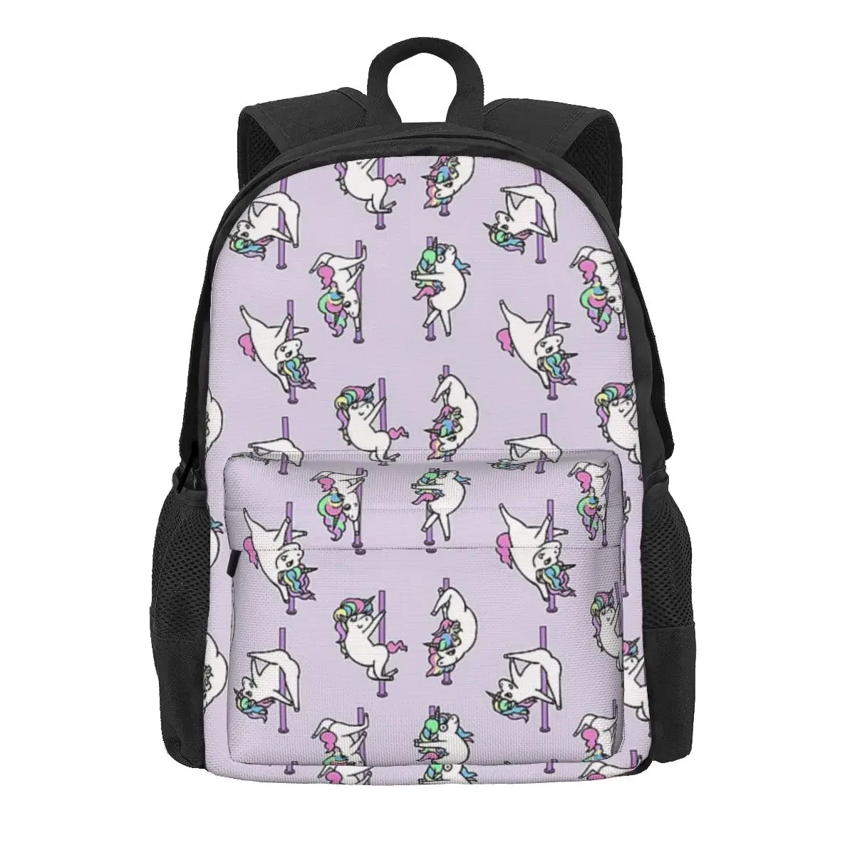 

Unicorn Pole Dancing Club Backpacks Boys Girls Bookbag Students School Bags Cartoon Kids Rucksack Travel Rucksack Shoulder Bag