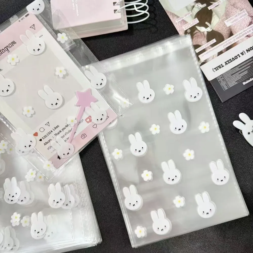 Sac d'emballage cadeau Miffy Kawaii DIY pour bonbons et biscuits, sac d'emballage séparé, jouet mignon