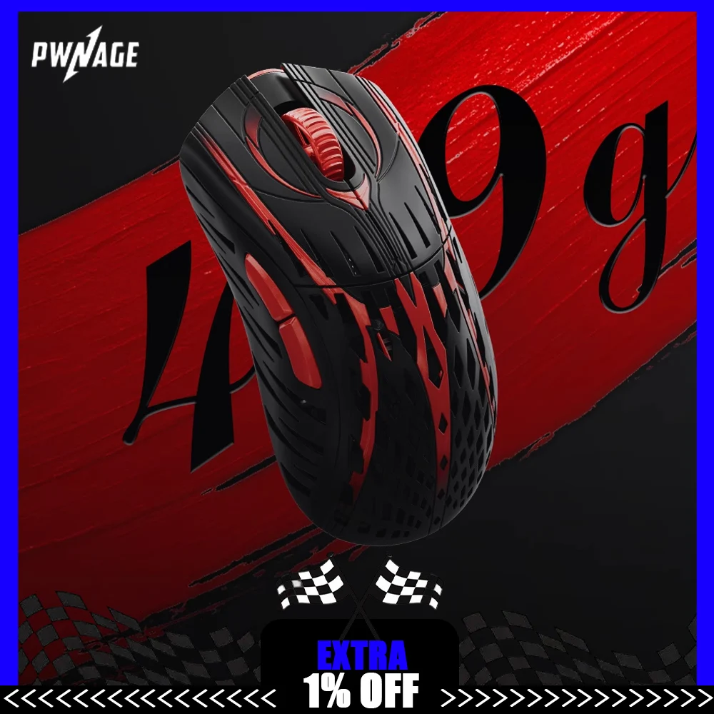 

Pwnage StormBreaker Mouse Dual Mode Wireless Gaming Mice PAW3395 PAW3950 8000Hz Lightweight Mouse PC Accessories FPS Gamer Gifts