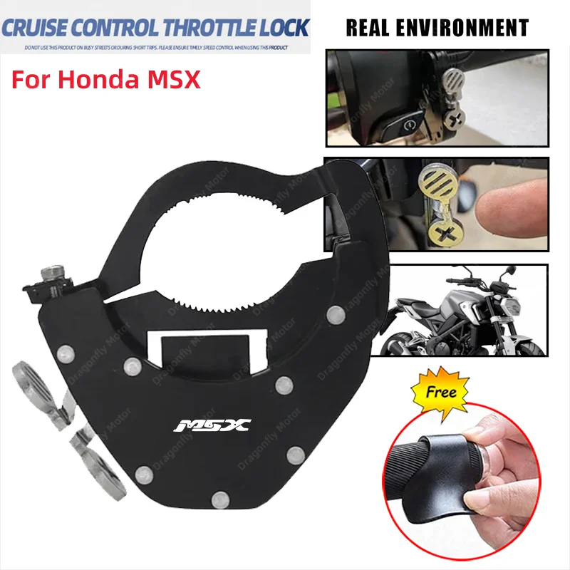 

For Honda Grom125 MSX125 MSX125SF Grom 125 MSX 125 125SF 2013-2022 Motorcycle Accessories Cruise Control Handlebar Throttle Lock