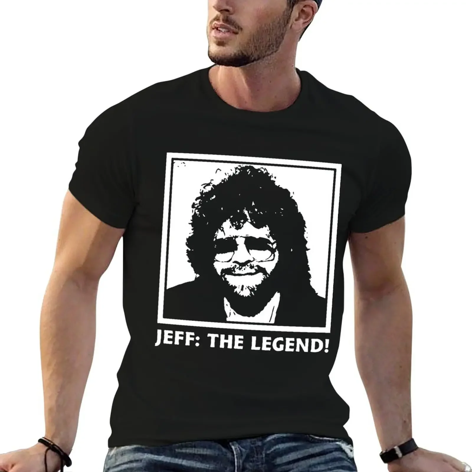 Jedd The Legend Of Elo Travelling Wilburys Rock Music T-Shirt man clothes oversized t shirt mens graphic t-shirts funny