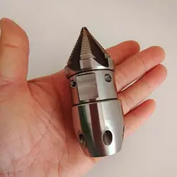 3/8 Industrial Rotary nozzle High Pressure Nozzle 201 Stainless 360 ° Rotating Nozzle Sewer Dredging Tools Water Gun Nozzle
