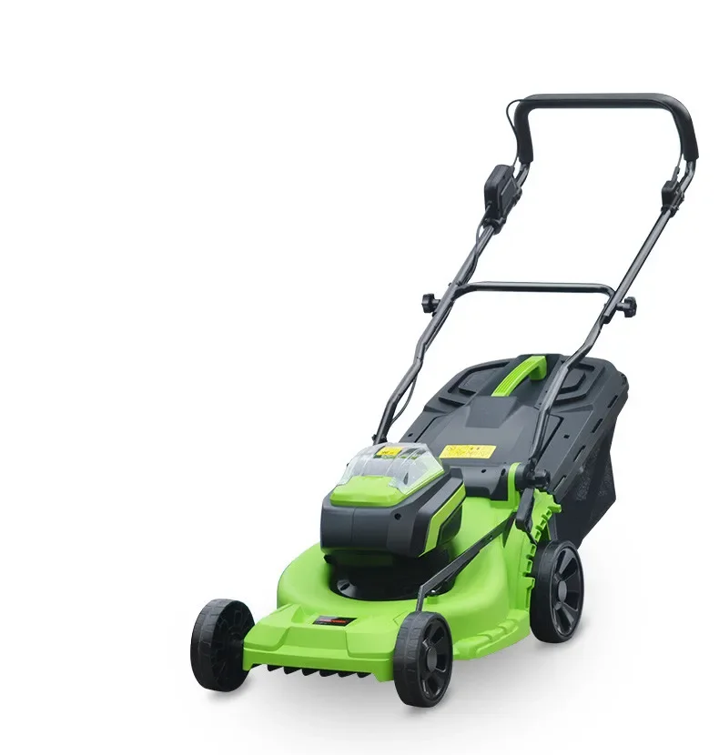 Small Household Rechargeable Hand Pushed High Power Lawn Mower