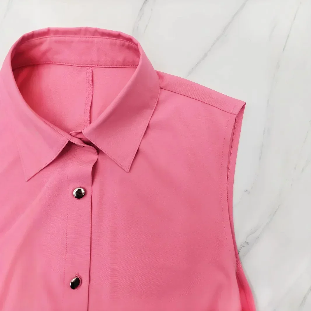 فستان كاجوال جديد برباط أمامي بلون سادة للنساء الأوروبيات والأمريكيات #4