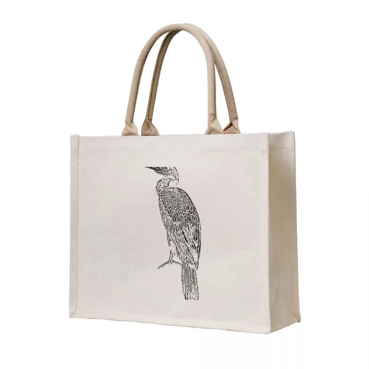 

Black Print of a Double-crested Cormorant Tote Bag shopping bag bags for women Women's bag