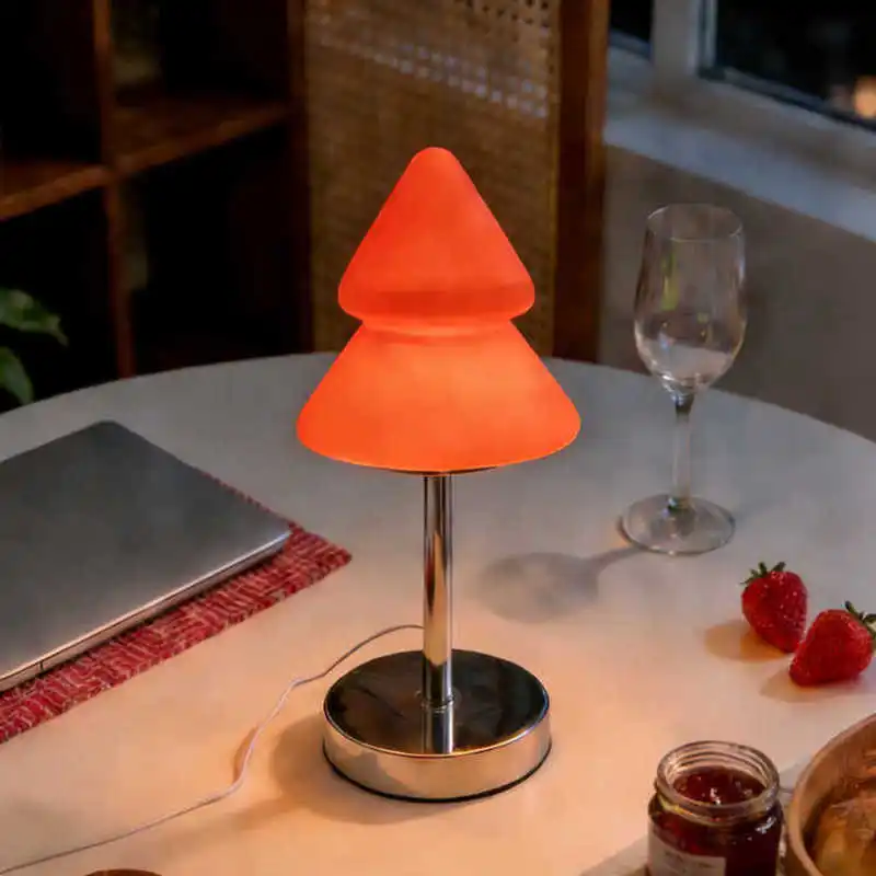 Kolorowa lampka stołowa w kształcie choinki z dopaminą, lampka nocna do sypialni, urocza ozdoba, prezent urodzinowy, lampka nastrojowa