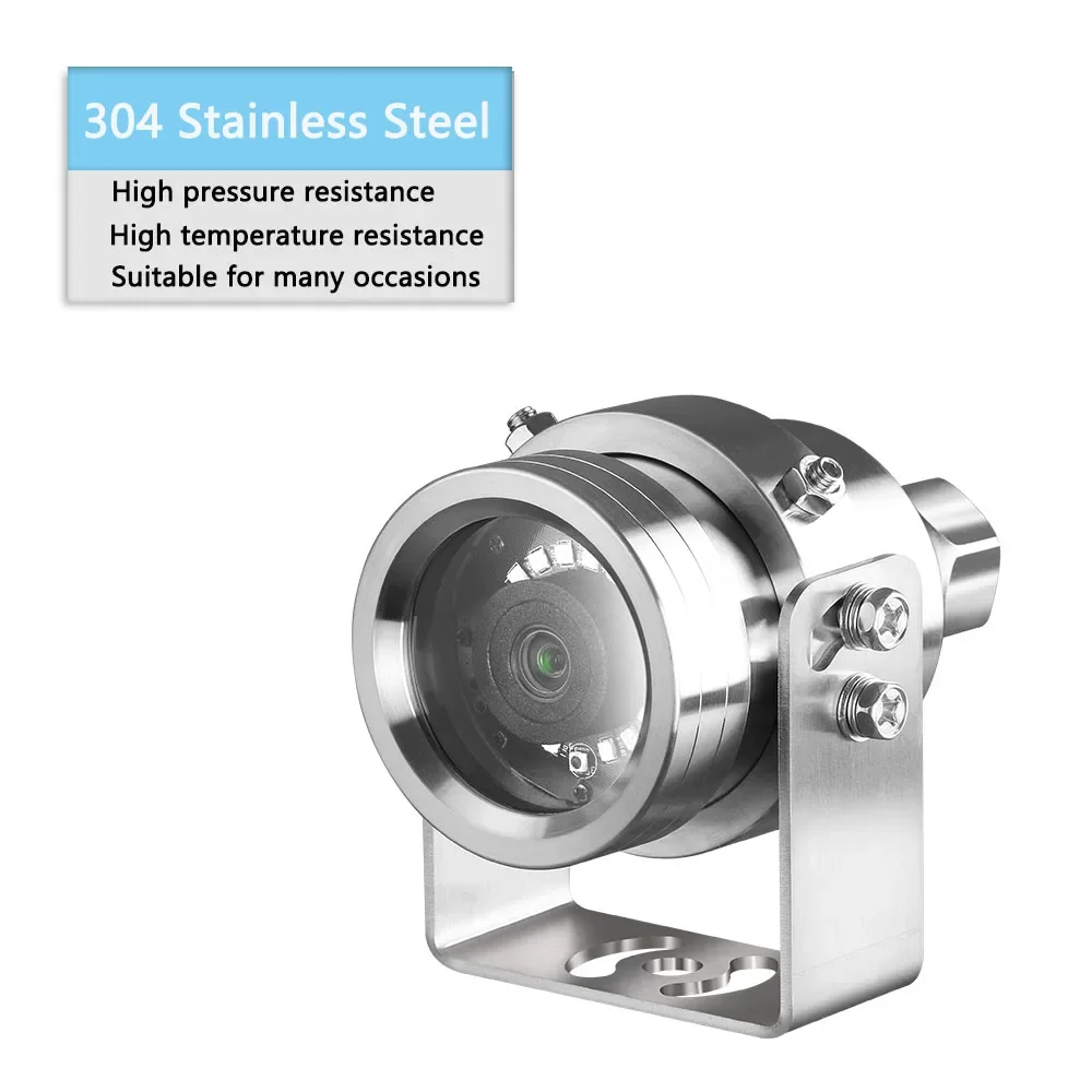 HJT 5MP POE Explosion Proof IP Camera Security Camera 304 Stainless Steel 3.6mm Anti-Corrosion XMeye Security Camera