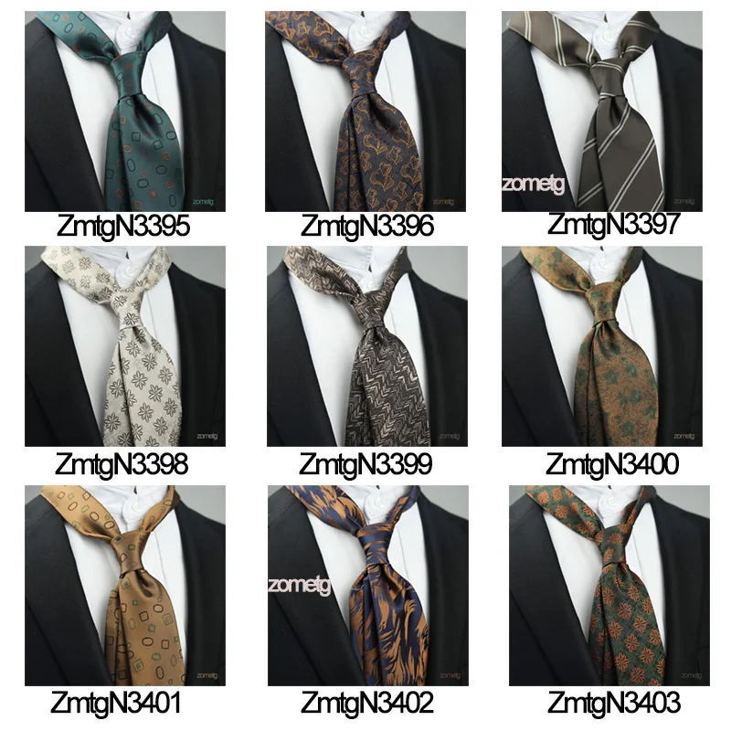 Ties For Men Neckties High Quality Ties Zometg Neckties Green Tie Ties Suit Fashion jannyday store Ties