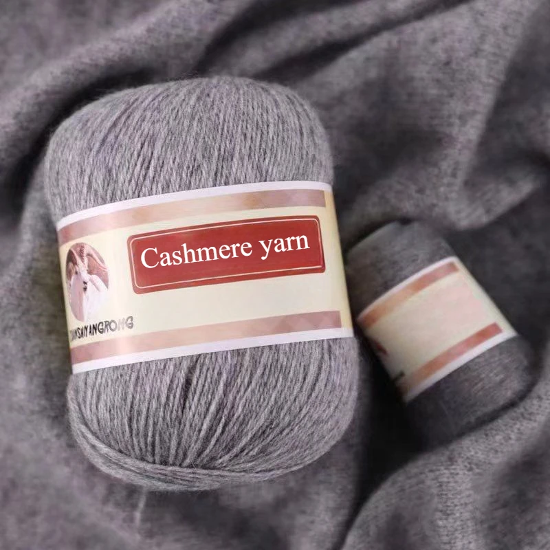 

100g 3Ply Soft Cashmere Woolen Yarn Crochet Knitting for Socks Sweater Medium Thick Luxury Baby Wool Threads Skin-friendly Warm