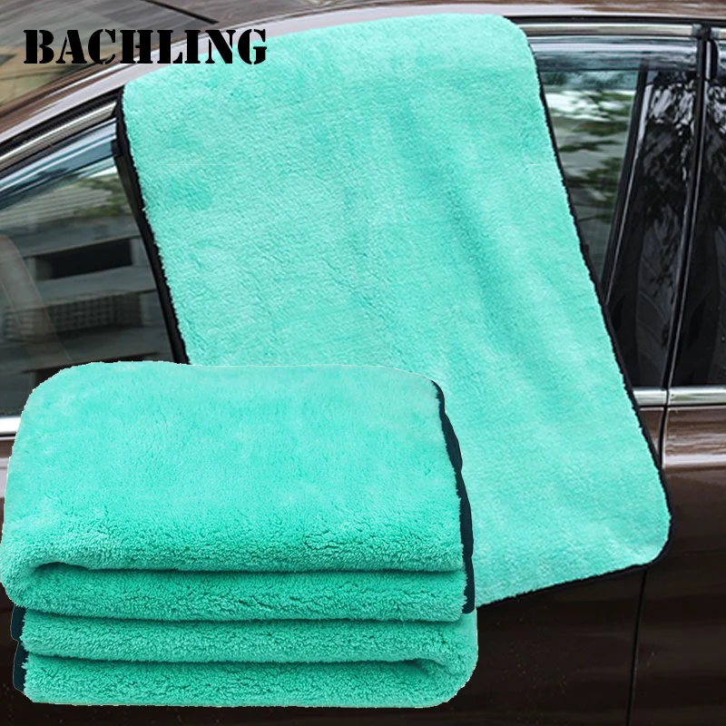 1Pcs Super Soft Premium Microfiber Drying Cltoth Deluxe Towel Household Cleaning Cloths Ultra Absorbancy Aqua Car Wash Towel