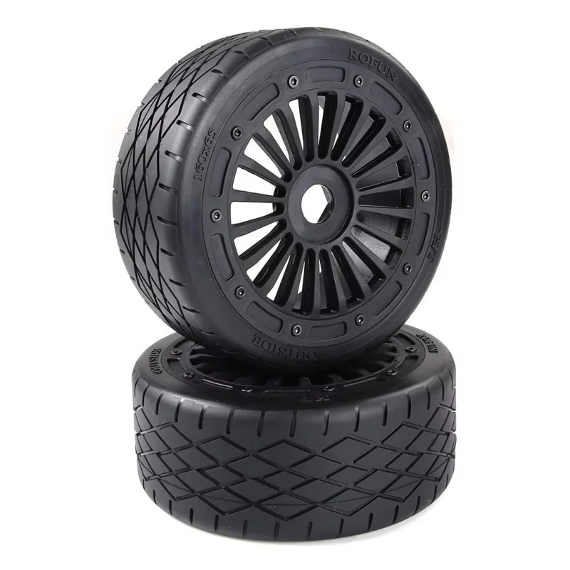 Rubber Tire On Road Tyre Set for 1/5 scale Rovan F5 MCD XS-5 160*65