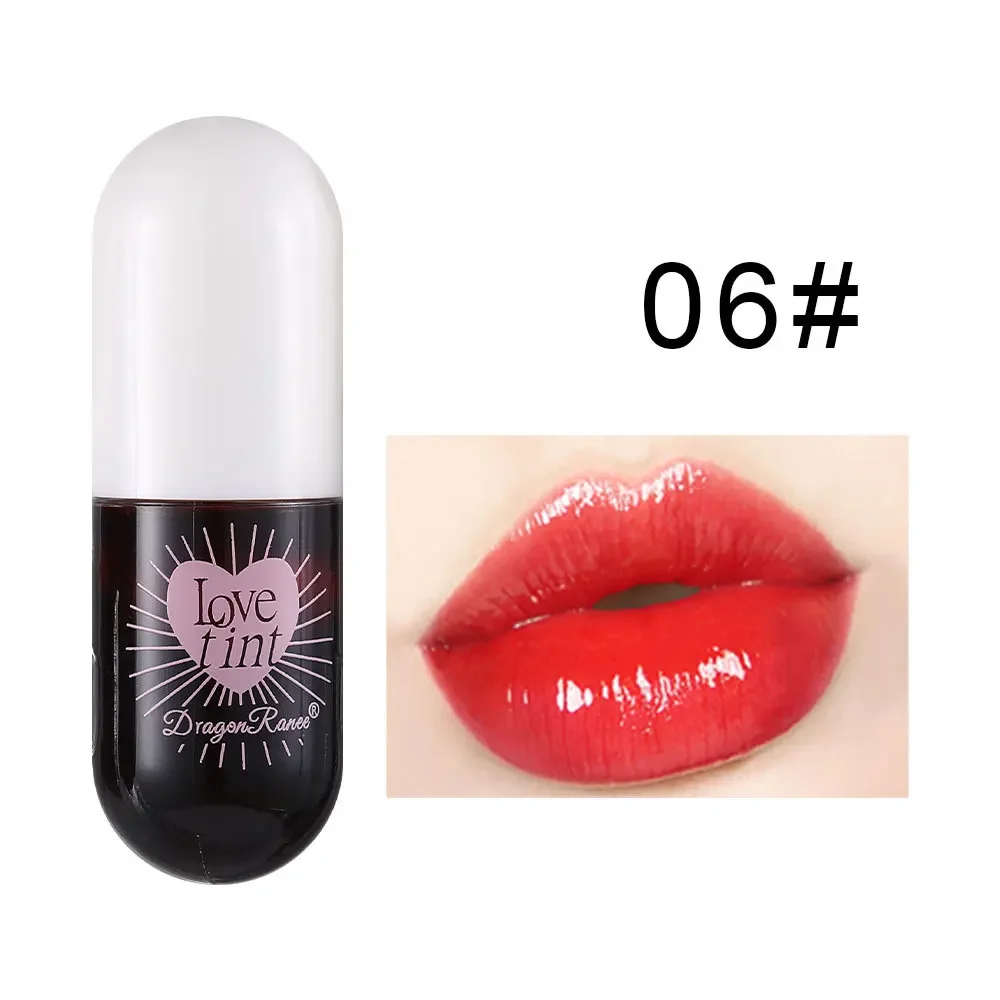 Mirror Jelly Lip Gloss Moisturizing Lip Balm Gloss ยาวนานเซ็กซี่สีแดงน้ํา Glossy Lip Glaze Tint แต่งหน้า Liquid ลิปสติก